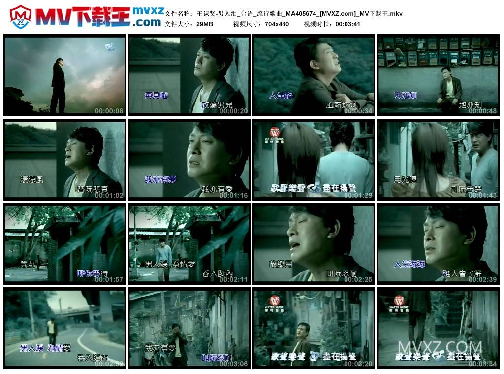 王识贤-男人泪_台语_流行歌曲_MA405674